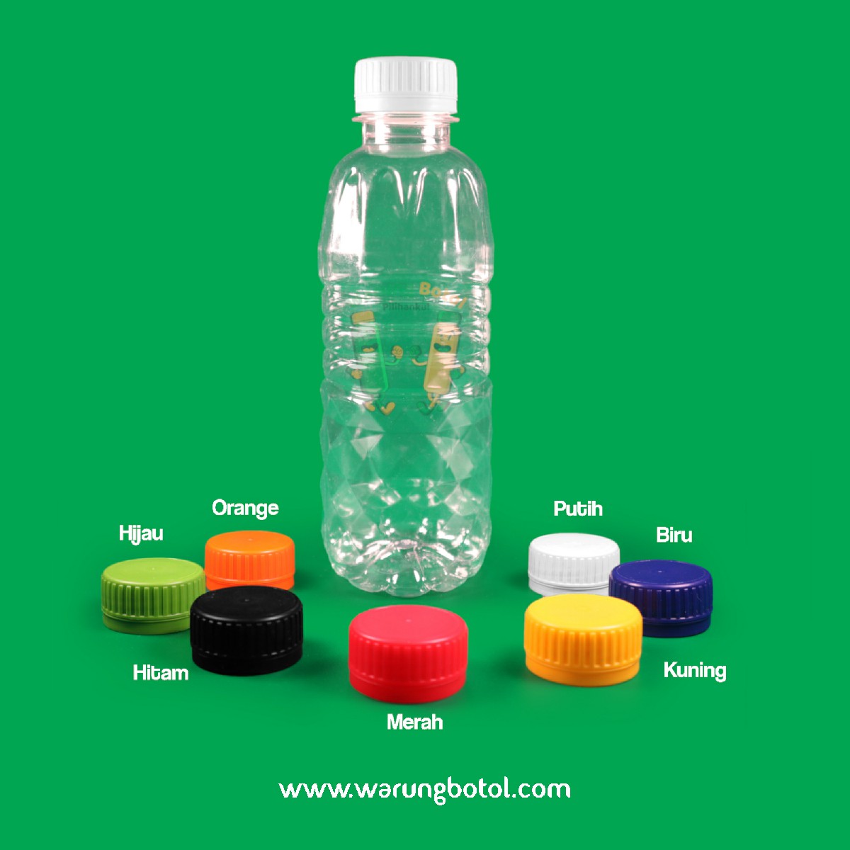 distributor jual botol plastik minuman kola, jus unik 330ml bening murah terdekat bandung jakarta bogor bekasi